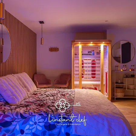 아파트 Au Mans - Sauna, Jacuzzi & Parking Prive 르망