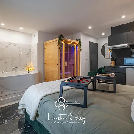 Au Mans - Sauna, Jacuzzi & Parking Prive * 르망