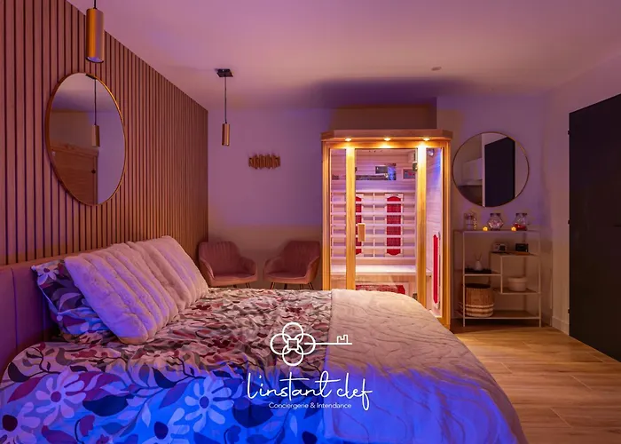 Apartamento Au Mans - Sauna, Jacuzzi&parking Privé Le Mans